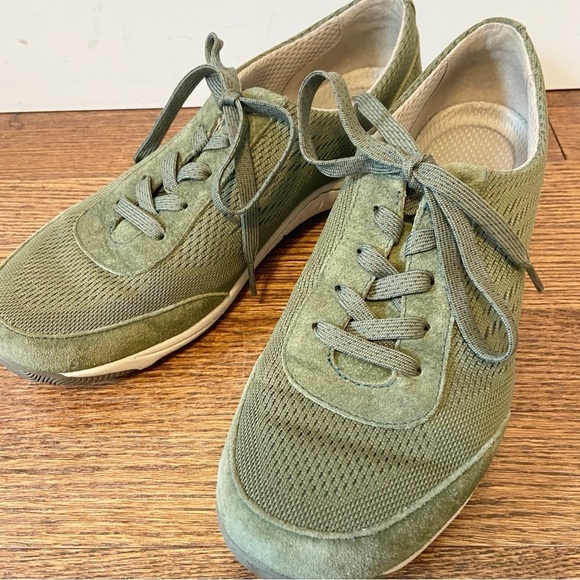 Dansko | Cozette Green Suede Sneaker Shoes Womens Size  10 - Picture 8 of 8